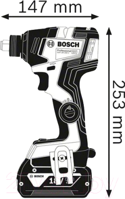 Профессиональный гайковерт Bosch GDX 18V-200 C Professional (0.615.990.L00)