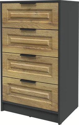 Комод Интерлиния Концепт КТ-К60 Деко (антрацит/дуб вотан) - 