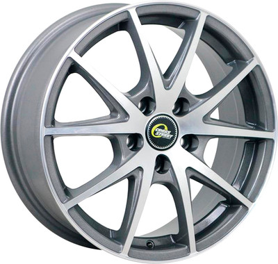 

Литой диск, CR-17 16x6.5" 4x98мм DIA 58.6мм ET 38мм GMF