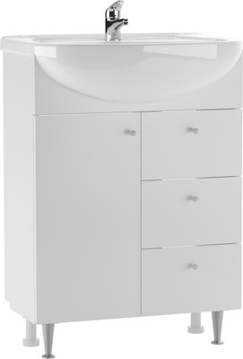 

Тумба под умывальник, Уют 60 Промо с 3 верхними ящиками В3