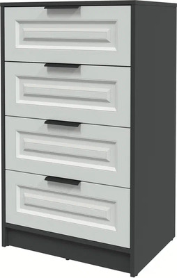 Комод Интерлиния  Концепт КТ-К60 Деко ( антрацит/грей) - 