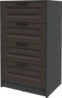 Комод Интерлиния Концепт КТ-К60 Деко (антрацит/дуб английский) - 