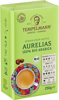 Кофе молотый Tempelmann Aurelias (250г) - 