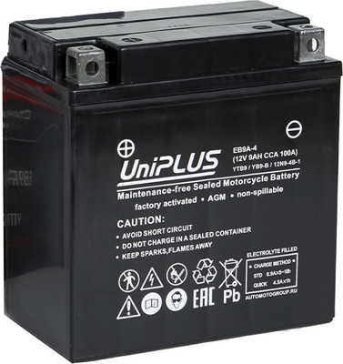 

Мотоаккумулятор, HP (1) 100A 12N9-4B-1 / EB9A-4