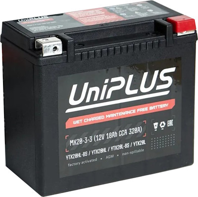 

Мотоаккумулятор, PS (0) 320A YTX20L-BS / MX20-3-3