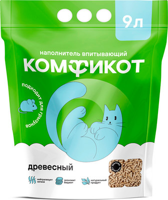 

Наполнитель для туалета, Древесный впитывающий