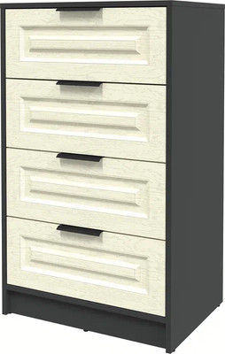 Комод Интерлиния  Концепт КТ-К60 Деко (антрацит/дуб снежный) - 