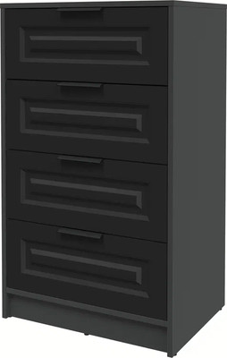 Комод Интерлиния Концепт КТ-К60 Деко (антрацит/черный) - 