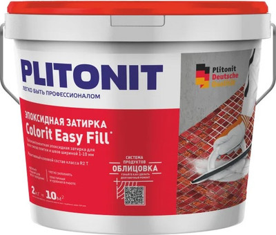 Фуга эпоксидная Plitonit 21 / Н008644 (2кг, серый) - 