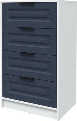 Комод Интерлиния Концепт КТ-К60 Деко (белый платинум/дуб королевский) - 