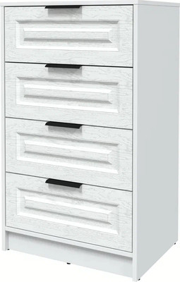 Комод Интерлиния Концепт КТ-К60 Деко (белый платинум/дуб полярный) - 