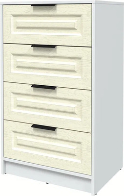 Комод Интерлиния  Концепт КТ-К60 Деко (белый платинум/дуб снежный) - 