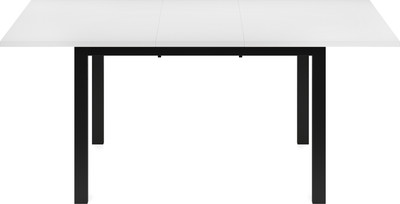 Обеденный стол Senira Велес ЛДСП 25 мм 100x60 (белый/опора черная) - 