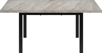 Обеденный стол Senira Велес 110x70 (мрамор эбея/опора черная) - 