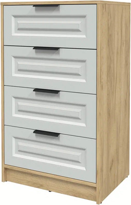 Комод Интерлиния  Концепт КТ-К60 Деко (дуб золотой/грей) - 