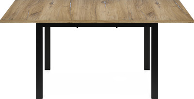 Обеденный стол Senira Велес ЛДСП 25мм 110x70 (дуб нокс/опора черная) - 