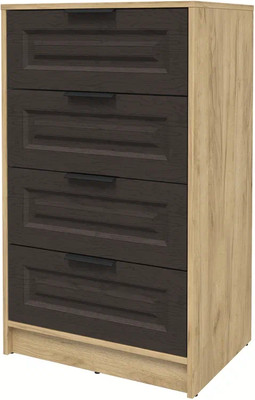 Комод Интерлиния Концепт КТ-К60 Деко (дуб золотой/дуб английский) - 