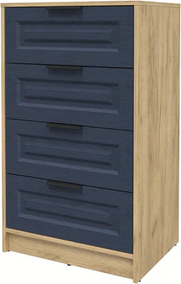 Комод Интерлиния Концепт КТ-К60 Деко (дуб золотой/дуб королевский) - 