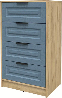 Комод Интерлиния  Концепт КТ-К60 Деко (дуб золотой/дуб лазурный) - 