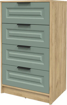 Комод Интерлиния Концепт КТ-К60 Деко (дуб золотой/мята) - 