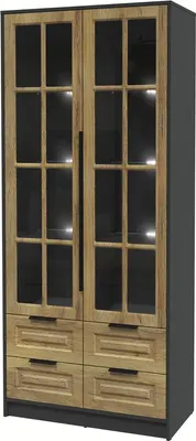 

Шкаф с витриной, Концепт КТ-ШВ2 с подсветкой Деко