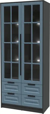 

Шкаф с витриной, Концепт КТ-ШВ2 с подсветкой Деко