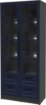 

Шкаф с витриной, Концепт КТ-ШВ2 с подсветкой Деко