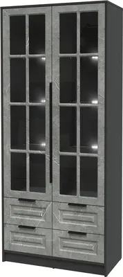 

Шкаф с витриной, Концепт КТ-ШВ2 с подсветкой Деко