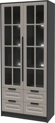 

Шкаф с витриной, Концепт КТ-ШВ2 с подсветкой Деко