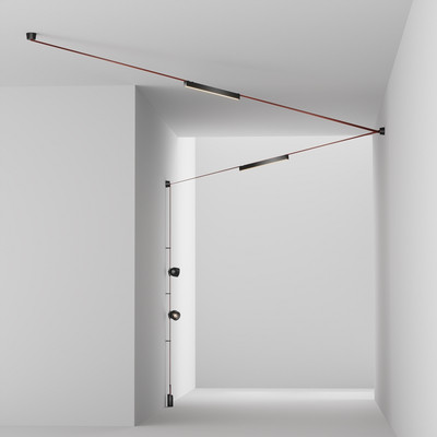 

Потолочная база для трекового светильника, TFC-Par-CW03-R