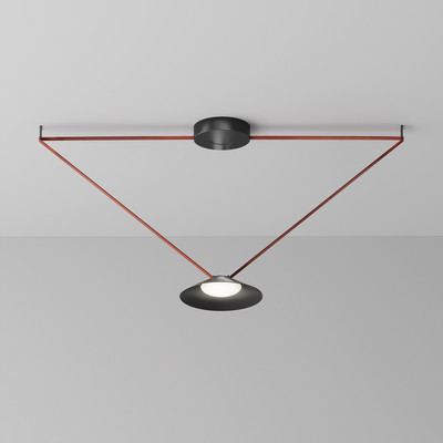 

Потолочная база для трекового светильника, TFC-Par-H05-R