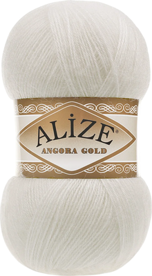 

Пряжа для вязания, Angora Gold 20% шерсть, 80% акрил / 450