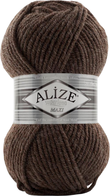 

Пряжа для вязания, Superlana Maxi 25% шерсть, 75% акрил / 884