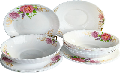 Набор столовой посуды JEWEL Скарлет / ПС00111-48 - 