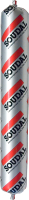 Клей-герметик Soudal Soudaflex 40FC (600мл, белый) - 