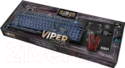 Клавиатура+мышь Qumo Viper K29/M29 (с ковриком)