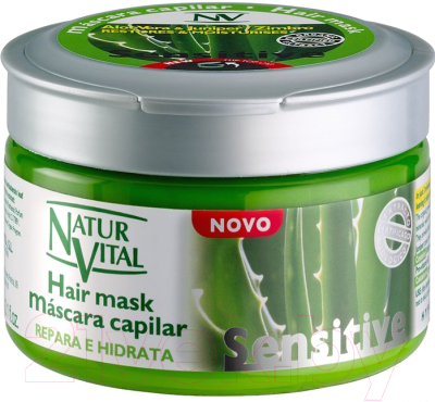Маска для волос Natur Vital Aloe Vera Juniper Sensitive Hair Mask (300мл)