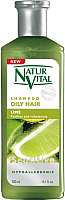 Шампунь для волос Natur Vital Hair Shampoo Lime Oily Hair (300мл) - 