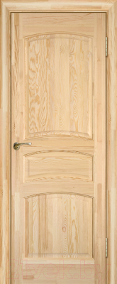 Дверь межкомнатная ПМЦ № 16 ДГ 60x200 (сосна неокрашенная)