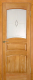 Дверь межкомнатная ПМЦ № 16 ДО со стеклом 80x200 (светлый лак) - 