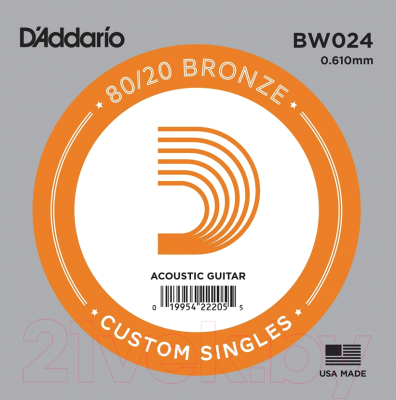 Изображение товара Струна для акустической гитары D'Addario BW024