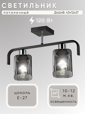 

Потолочный светильник, НПБ 02-2x60-101 / 51538/2