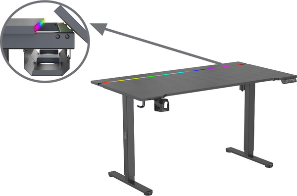 Геймерский стол Ritmix TBL-1405GL Carbon