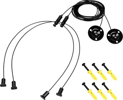 

Крепление для трековой системы, LINE-6070 2x2m Set Black Pad 9x2mm / 056257