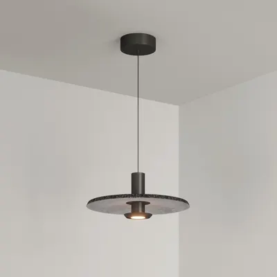 

Потолочный светильник, SP-KOTARO-R350-12W Warm3000 BK-GR 36 deg / 057223