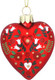 Елочная игрушка Gisela Graham Alpine Christmas Альпийское сердце / 00583 -