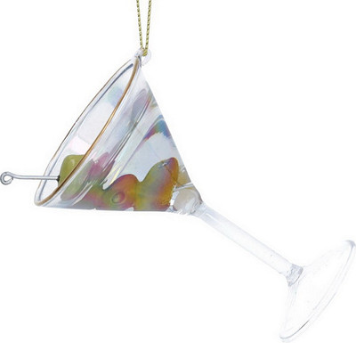 

Елочная игрушка, Jolly Christmas Бокал грязного мартини / 01236