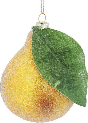 

Елочная игрушка, All Glass Груша / 01021