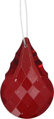 

Елочная игрушка, Paradise Garden Красный куло / 15362