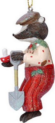 

Елочная игрушка, Woodland Tales Мистер Барсук / 14324_1